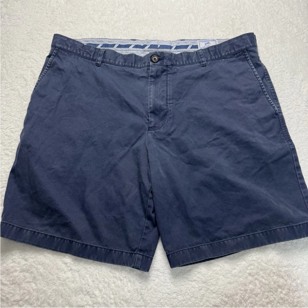 Southern Tide Men’s Blue Shorts The‎ Skipjack W40 Flat Front Classic Preppy